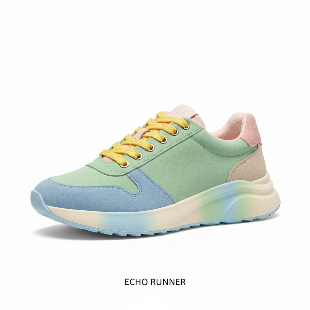 Soft Color Sneakers For Winter