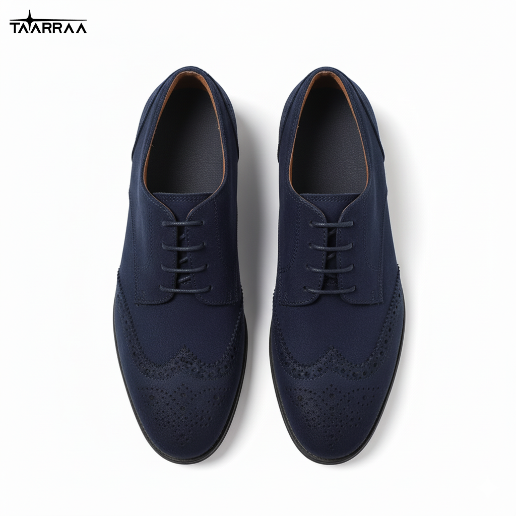 Navy Blue Casual Lace-Ups