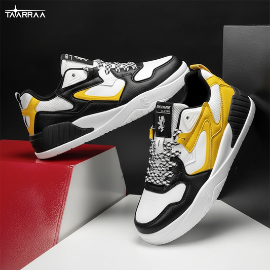 Black & Yellow Sport Trainers