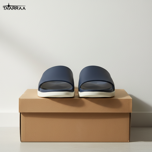 Navy Blue Home Slippers