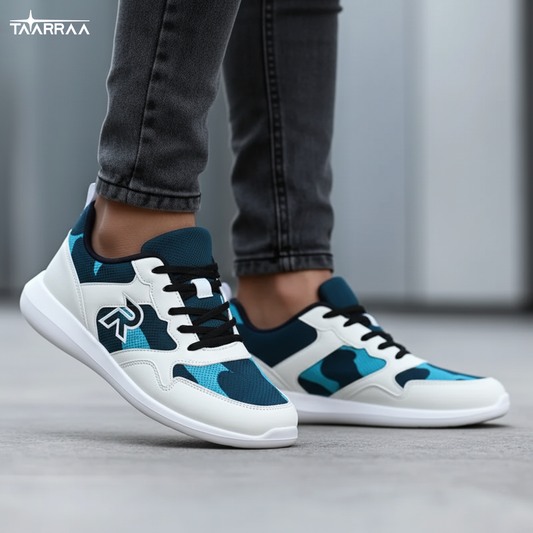 Blue Accent Running Shoes