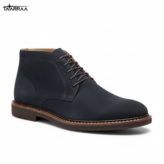 Midnight Black Leather Boot